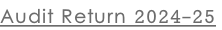 Audit Return 2024-25