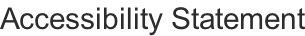 Accessibility Statement